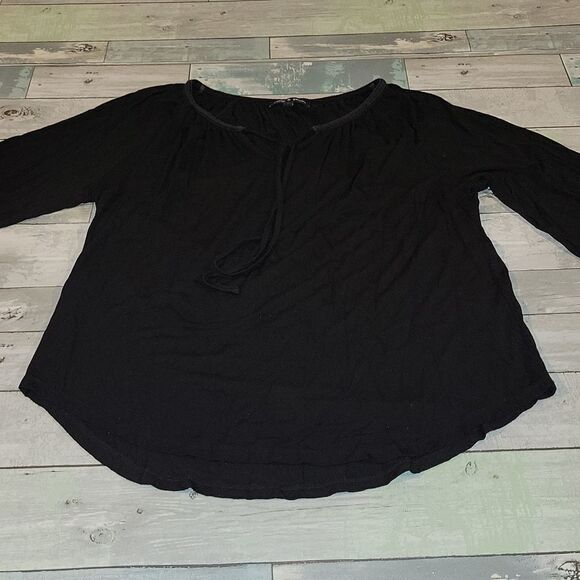 Cable & Gage Black Shirt/Top sz Large - Picture 1 of 6